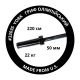 Image 6 for Гриф олимпийский прямой York Fitness 220см (50мм) черный