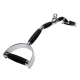 Image 2 for Ручка для верхней тяги York Fitness 86см с параллельным хватом изогнута с резиновыми рукоятками, хром