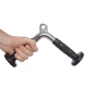 Image 4 for Ручка для тяги York Fitness V-образная на трицепс с резиновыми рукоятками, хром
