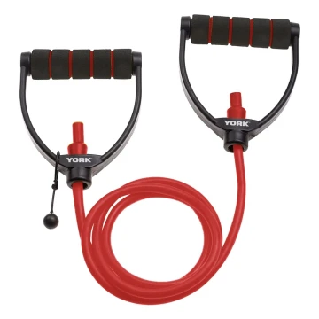 Еспандер трубчастий з ручками York 6-9кг, червоний
