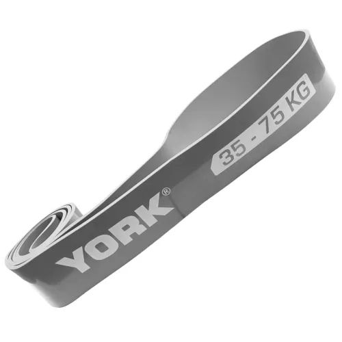 Резинка для фітнесу York 35-75кг - 2080x85x4,5 мм, сірий