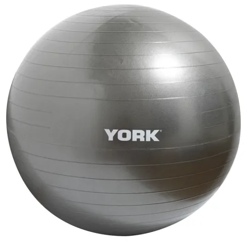 Фитбол York Fitness 75см серый + насос