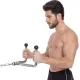 Image 6 for Ручка для нижней тяги York Fitness Multi-Purpose многофункциональная с резиновыми наконечниками, хром