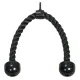 Image 1 for Канат для тяги York Fitness подвійний хват на трицепс з обертовим підвісом, хром
