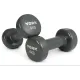 Гантели для фитнеса виниловые круглые York Fitness 2х4кг серый