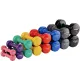 Image 3 for Гантели для фитнеса виниловые круглые York Fitness 2х4кг серый