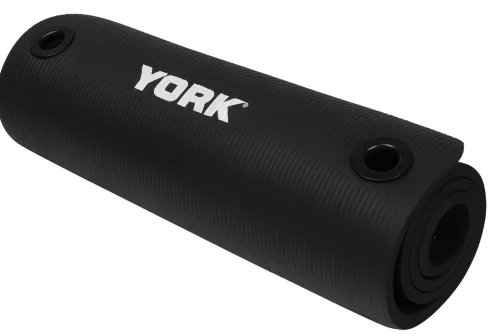 Мат для фітнесу з отворами York Fitness NBR 1см чорний