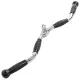 Image 5 for Ручка для верхней тяги York Fitness 70см W-образная с резиновыми рукоятками, хром