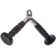 Image 1 for Ручка для тяги York Fitness V-подібна на трицепс з гумовими рукоятками, хром