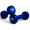 Гантели для фитнеса виниловые круглые York Fitness 2х3кг синий