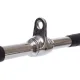 Image 5 for Ручка для верхньої тяги York Fitness 50см пряма з гумовими рукоятками, хром