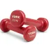 Гантели для фитнеса виниловые круглые York Fitness 2х0,5кг розовый