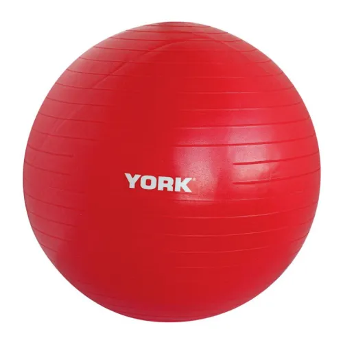 Фітбол York Fitness 55см червоний + насос