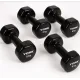 Image 4 for Гантели для фитнеса виниловые круглые York Fitness 2х5кг черный