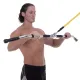 Image 9 for Ручка для верхньої тяги York Fitness 122см вигнута з гумовими рукоятками, хром