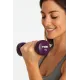 Image 4 for Гантелі для фітнесу вінілові круглі York Fitness 2х1кг фіолетовий