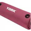 Мат для фітнесу з отворами York Fitness NBR 1см рожевий