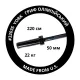 Image 6 for Гриф олимпийский прямой York Fitness 220см (50мм) черный