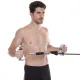 Image 8 for Ручка для верхней тяги York Fitness 60см с параллельным хватом изогнута с резиновыми рукоятками, хром