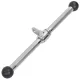 Image 5 for Ручка для верхньої тяги York Fitness 45см пряма на трицепс з обертовим підвісом, хром