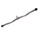 Image 2 for Ручка для верхньої тяги York Fitness 71см W подібна з гумовими наконечниками, хром