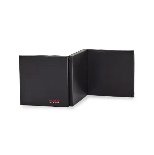 Мат гімнастичний твердий York Fitness 5см чорний