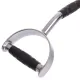 Image 6 for Ручка для верхней тяги York Fitness 60см с параллельным хватом изогнута с резиновыми рукоятками, хром