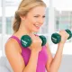 Image 2 for Гантели для фитнеса виниловые круглые York Fitness 2х1,5кг зеленый